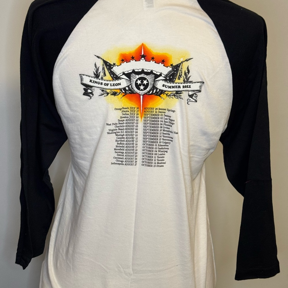 Kings of Leon Summer 2011 Tour Raglan Shirt